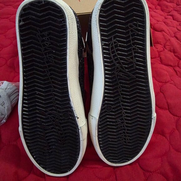 ⭐ Vintage Havana Leona RO Black Glitter High-Top Sneakers – Size 7 – NWT  NWT! - Picture 3 of 9